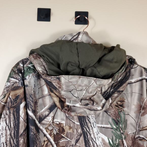 Remington Hunting Camo Full Zip Thermal Insulation Coat Size XL - Picture 9 of 12